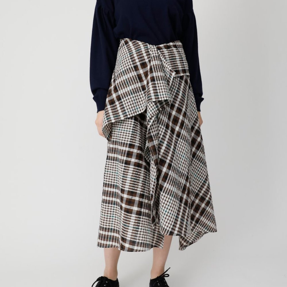 Moussy Plaid Cotton Skirt Sz 1